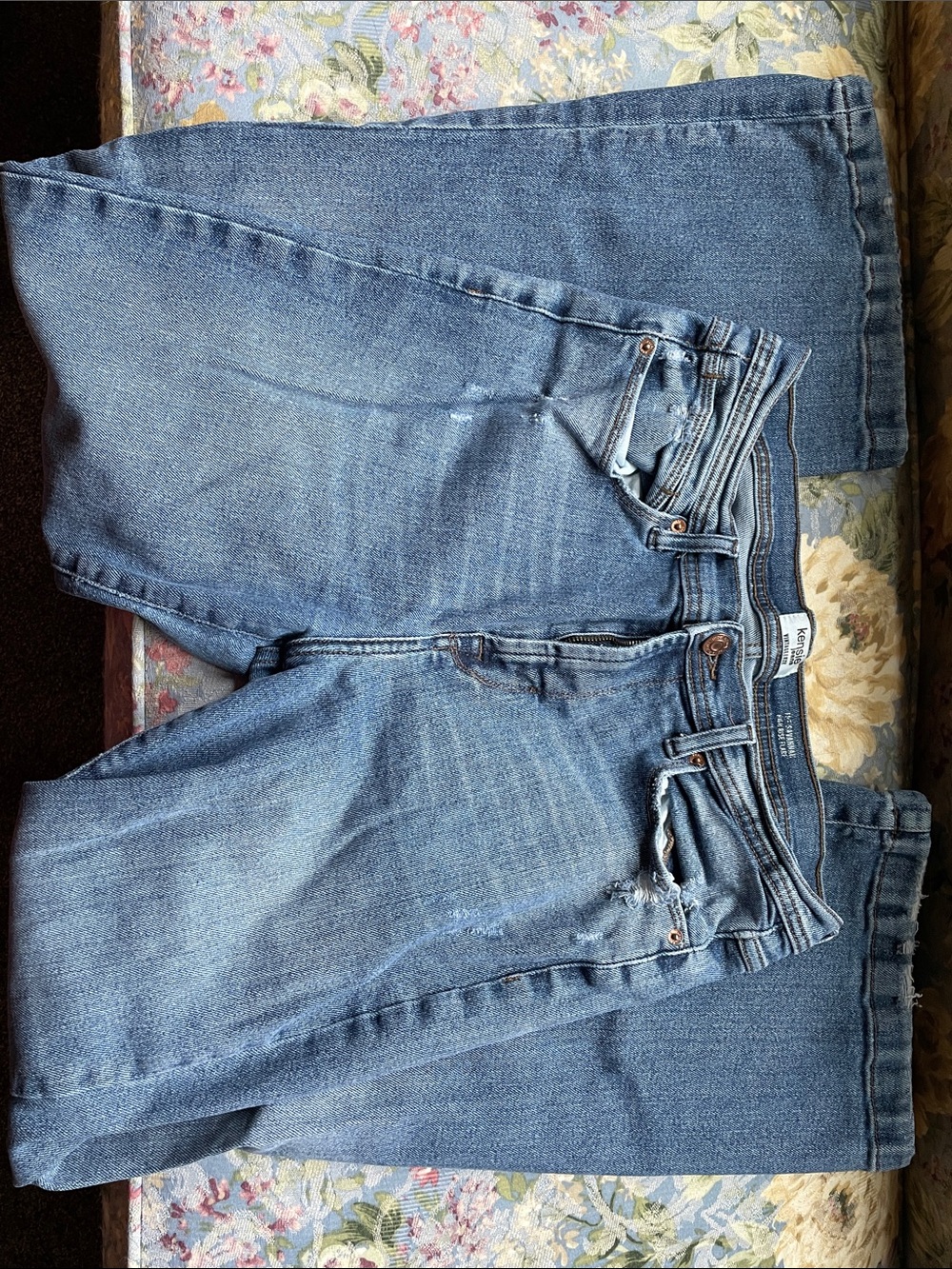 Kensie Blue Denim bootcut 
Jeans